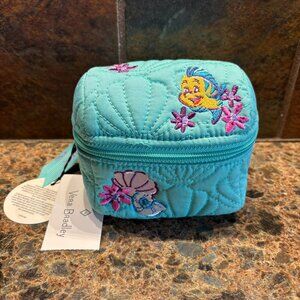New Vera Bradley x Disney Little Mermaid Mini Travel Accessory Chest Ariel Ltd